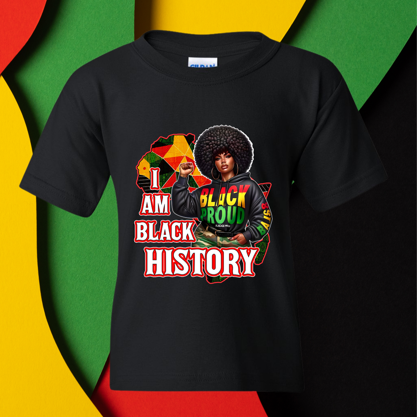 I Am Black History Woman Tee