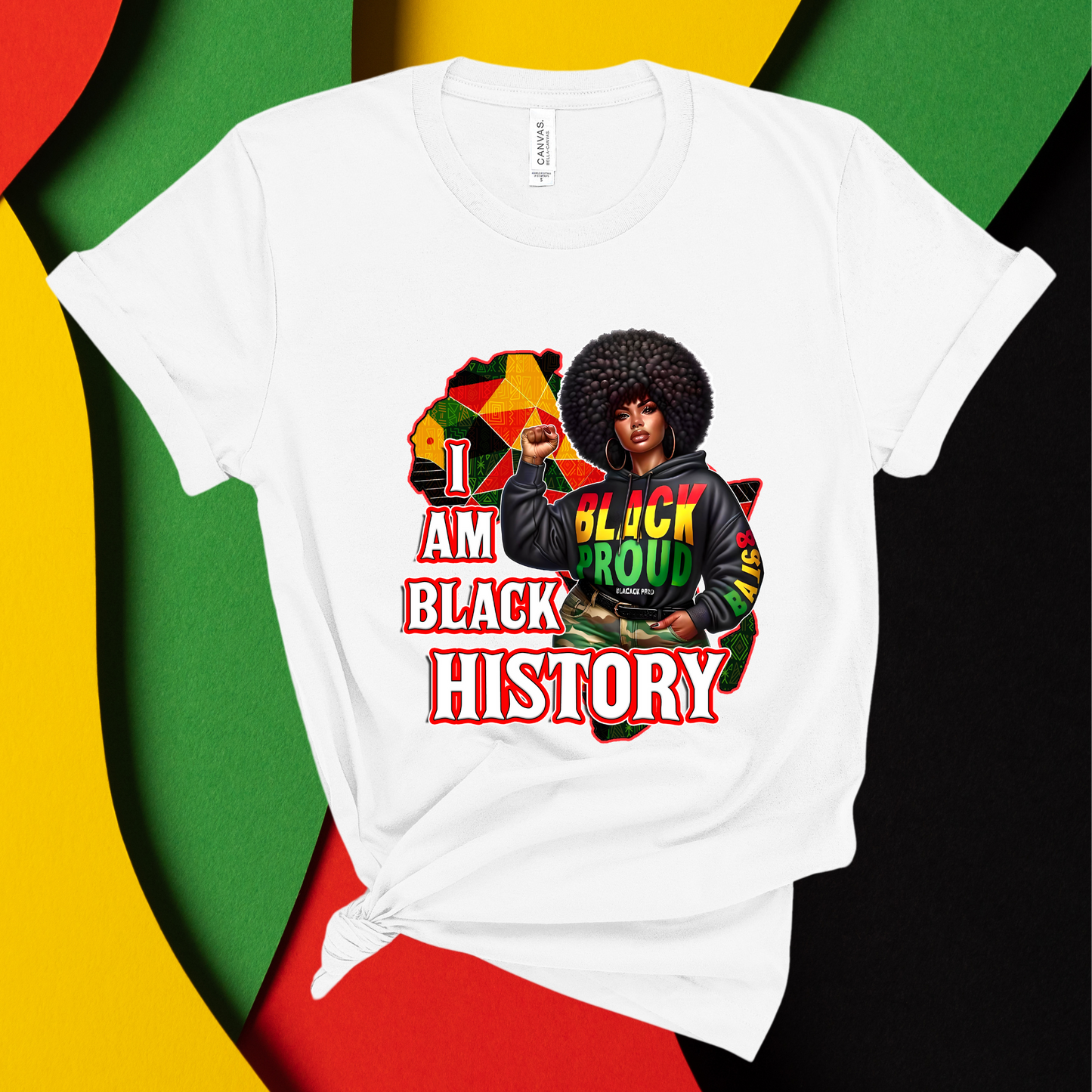 I Am Black History Woman Tee