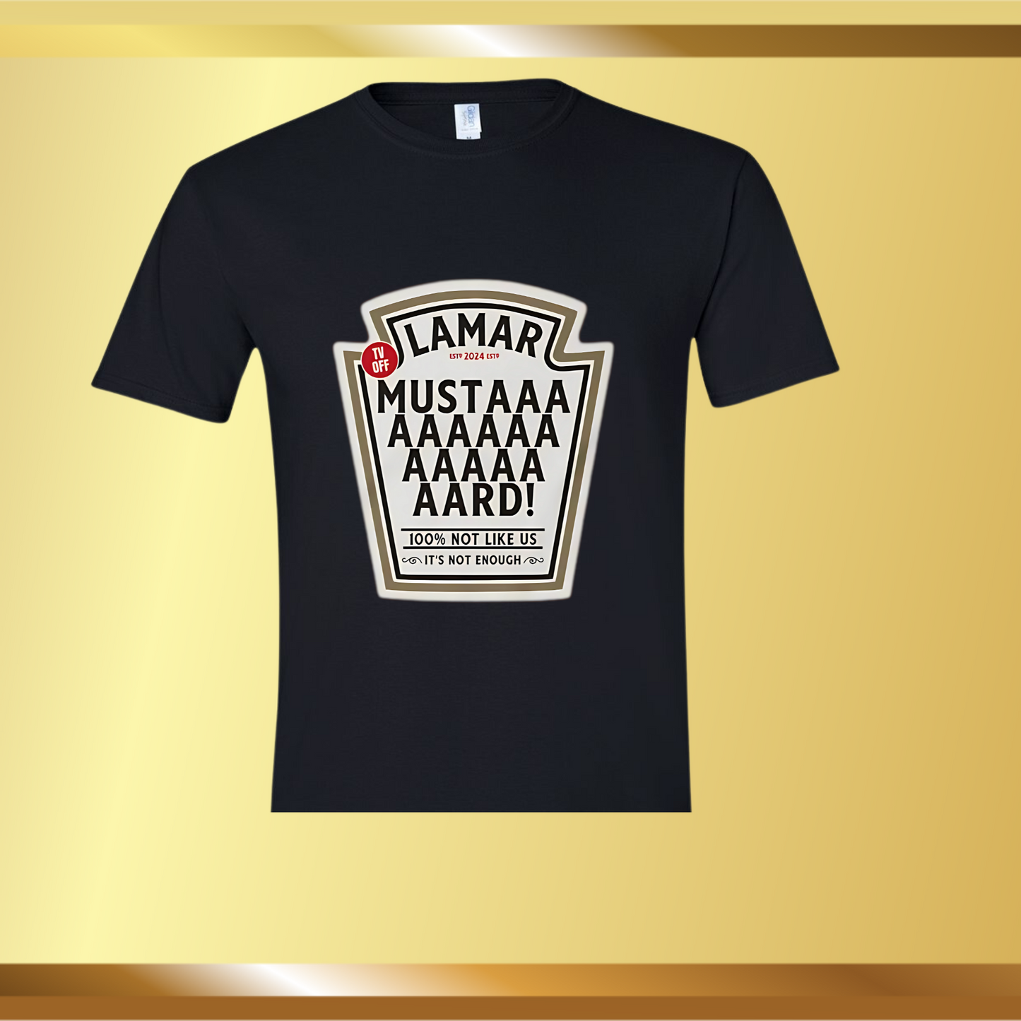 Kendrick Lamar Mustard Label Tee