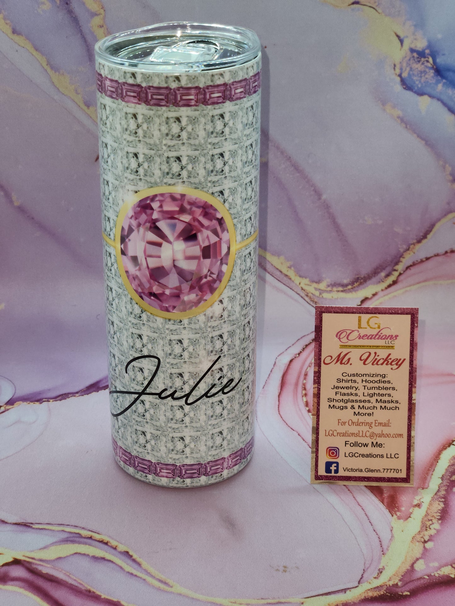 20oz Elegant Jewel Tumbler