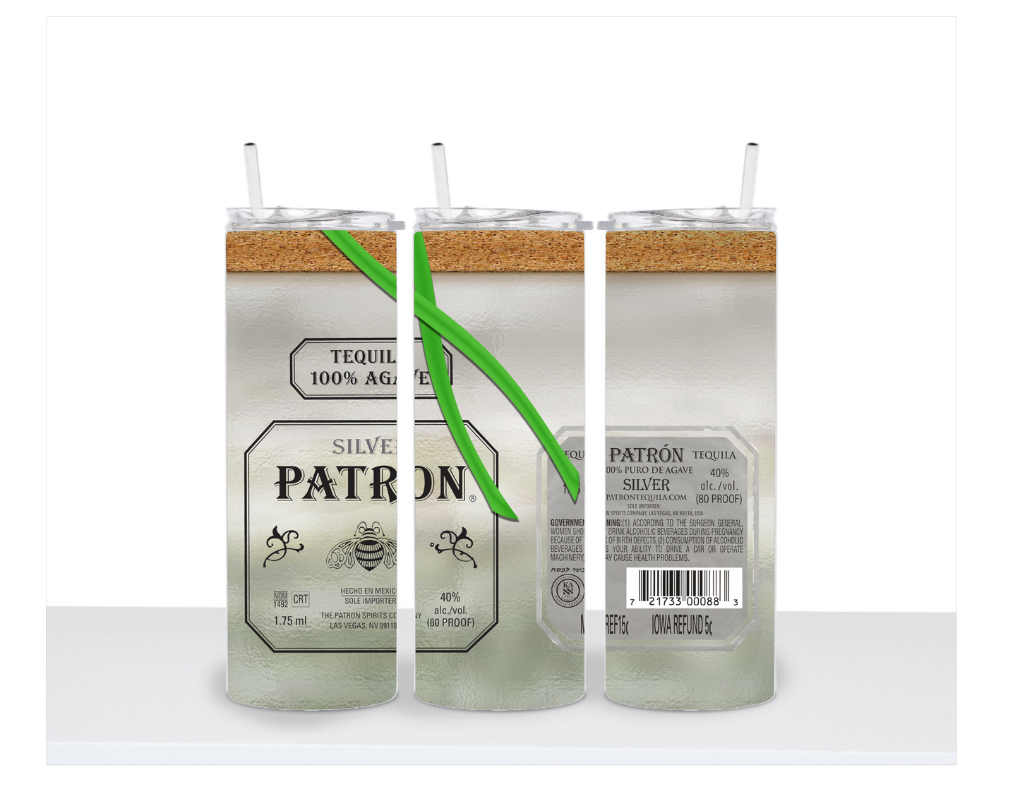 20oz Patron Inspired Tumbler