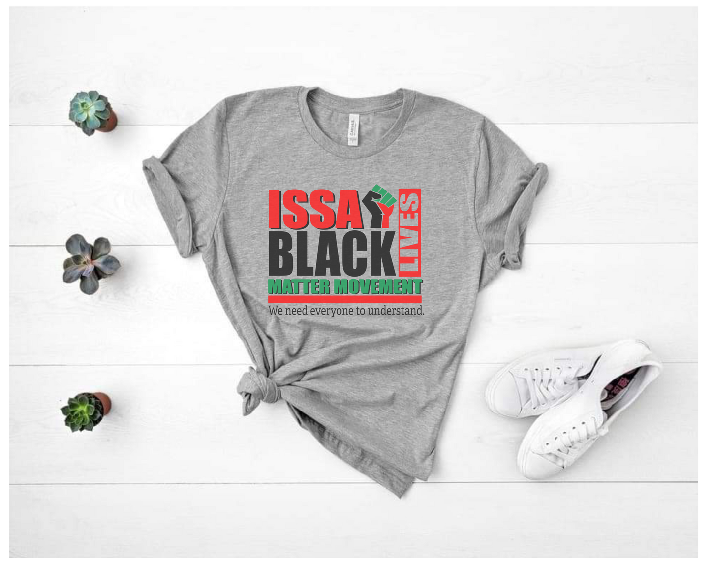 ISSA BLACK LIVES MATTER MOVEMENT TEE