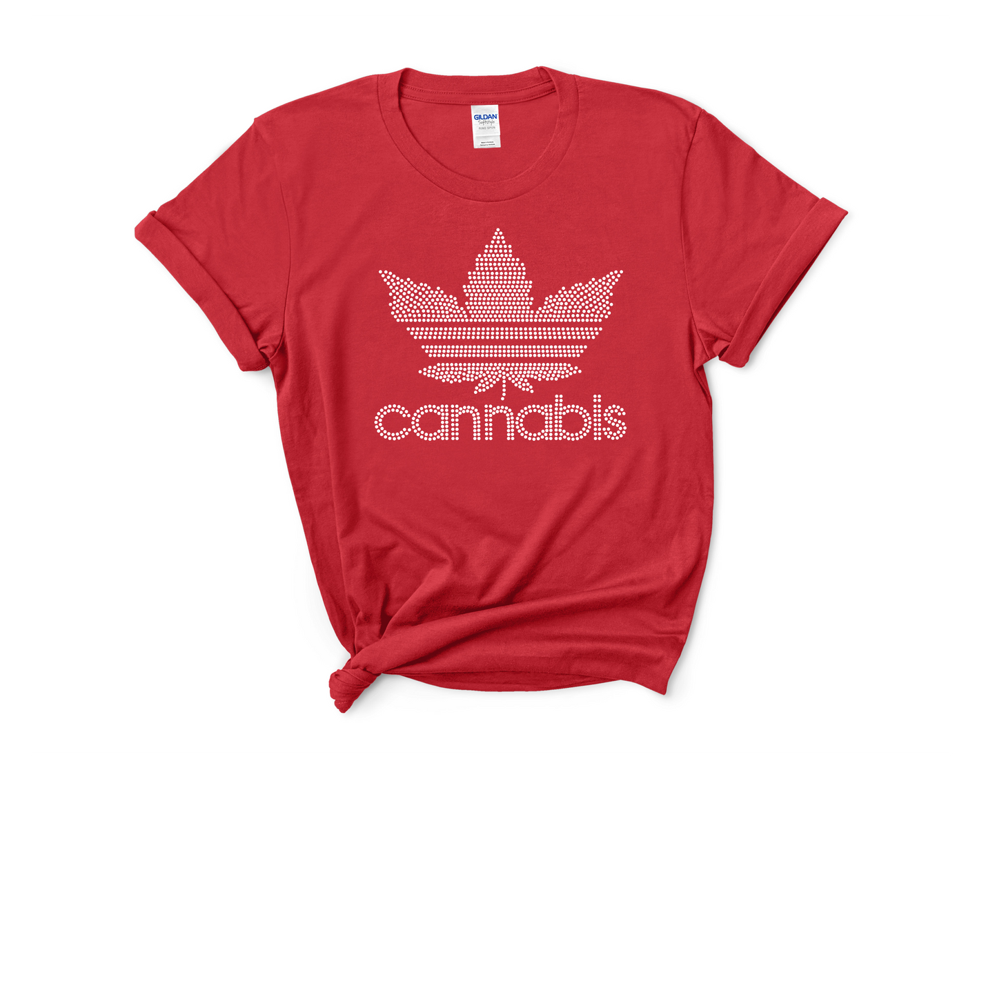 Cannabis Rhinestone Tee