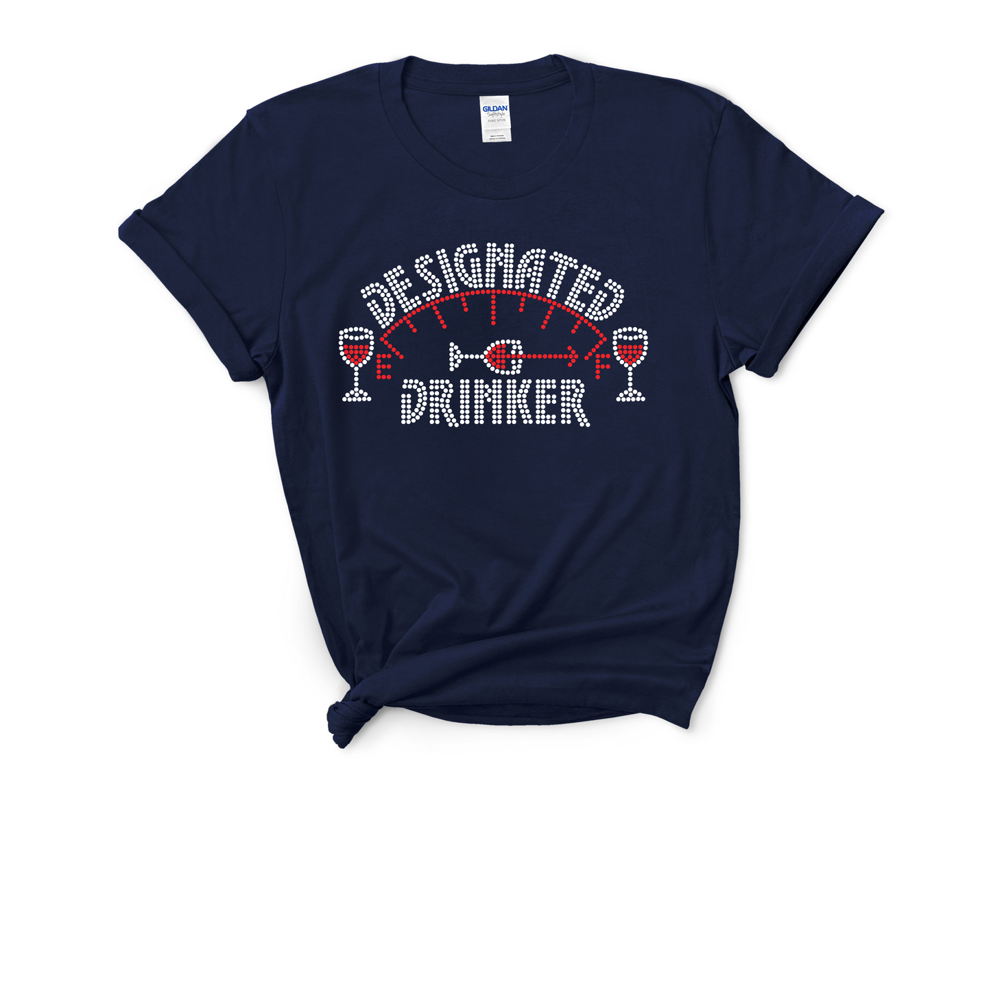 Designated Drinker Rhinestone Tee