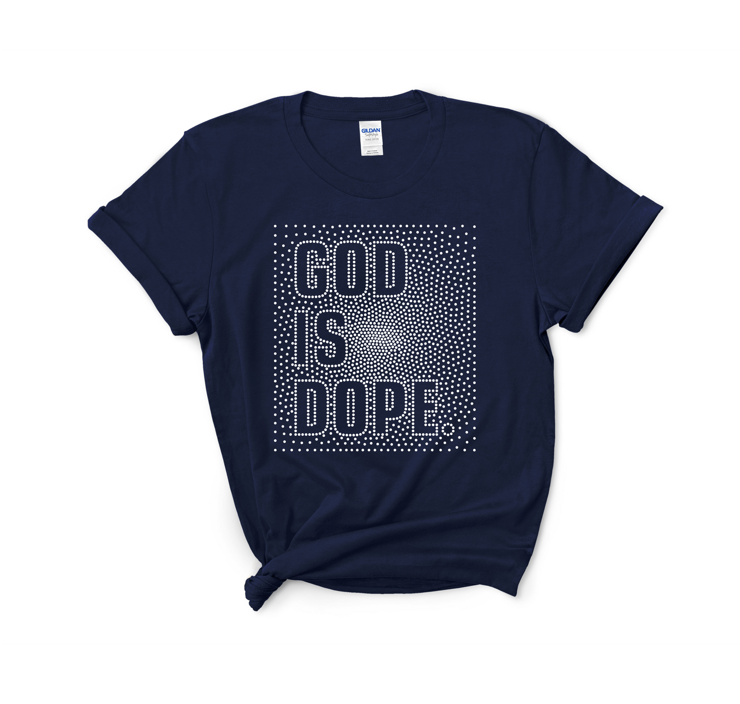 God Is Dope Rhinestone Tee