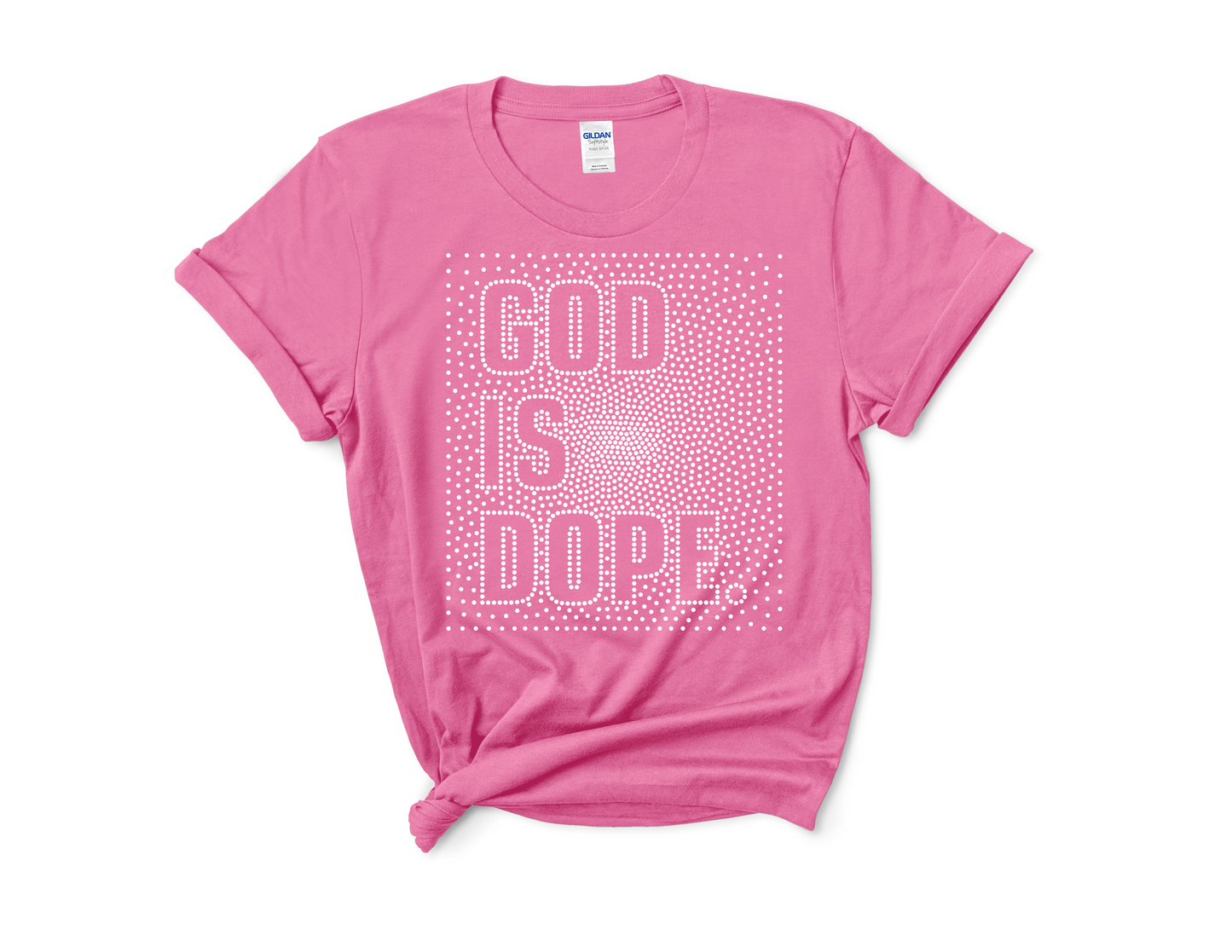 God Is Dope Rhinestone Tee