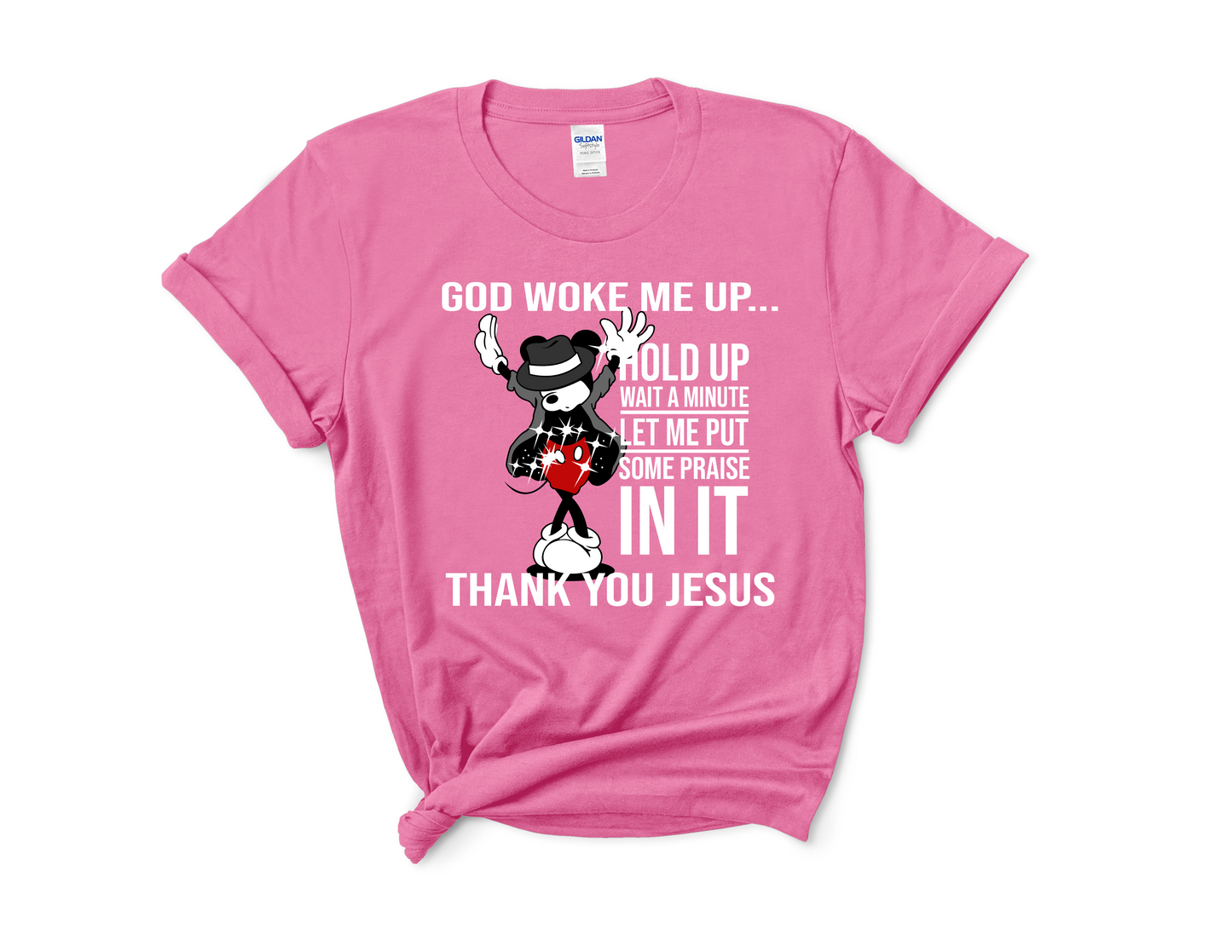 God Woke Me Up Tee