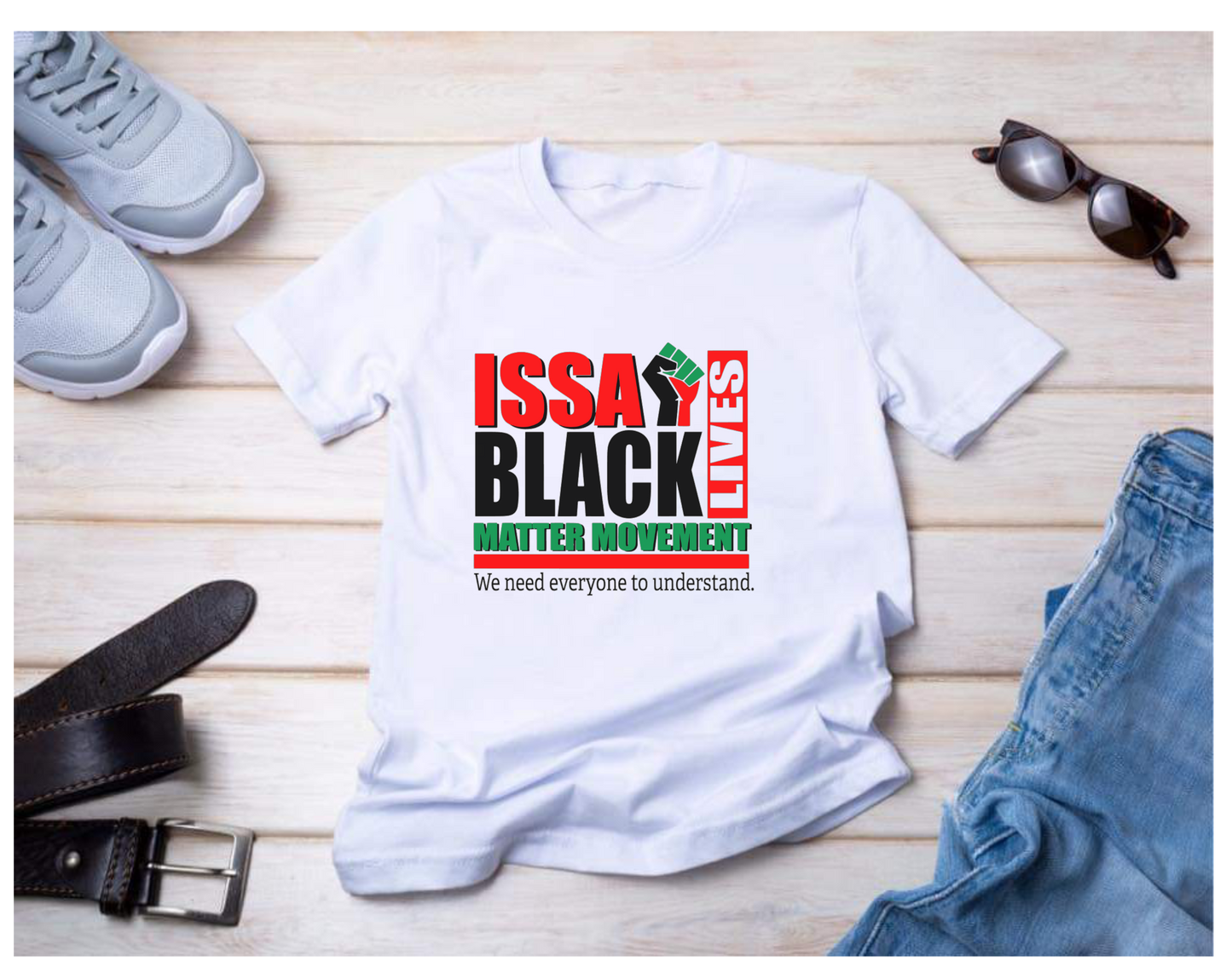 ISSA BLACK LIVES MATTER MOVEMENT TEE