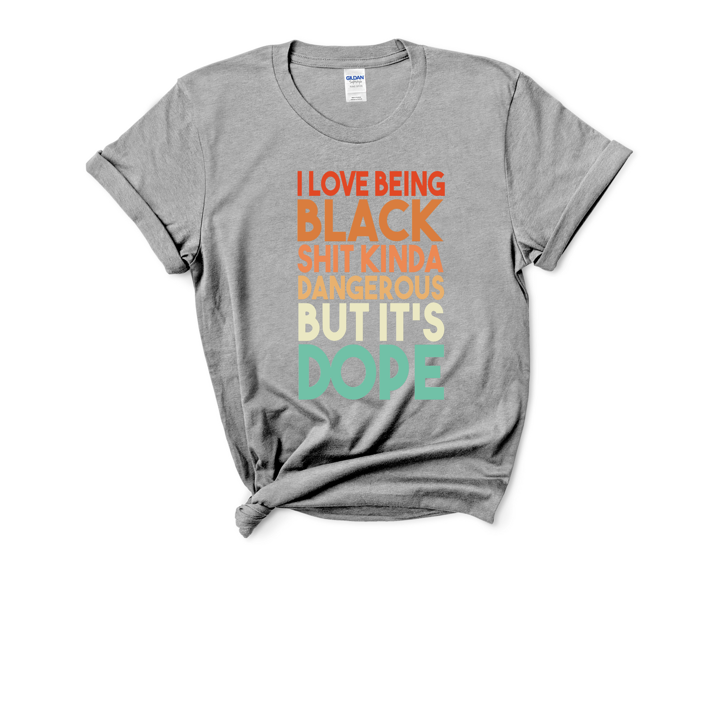 LOVE BEING BLACK TEE