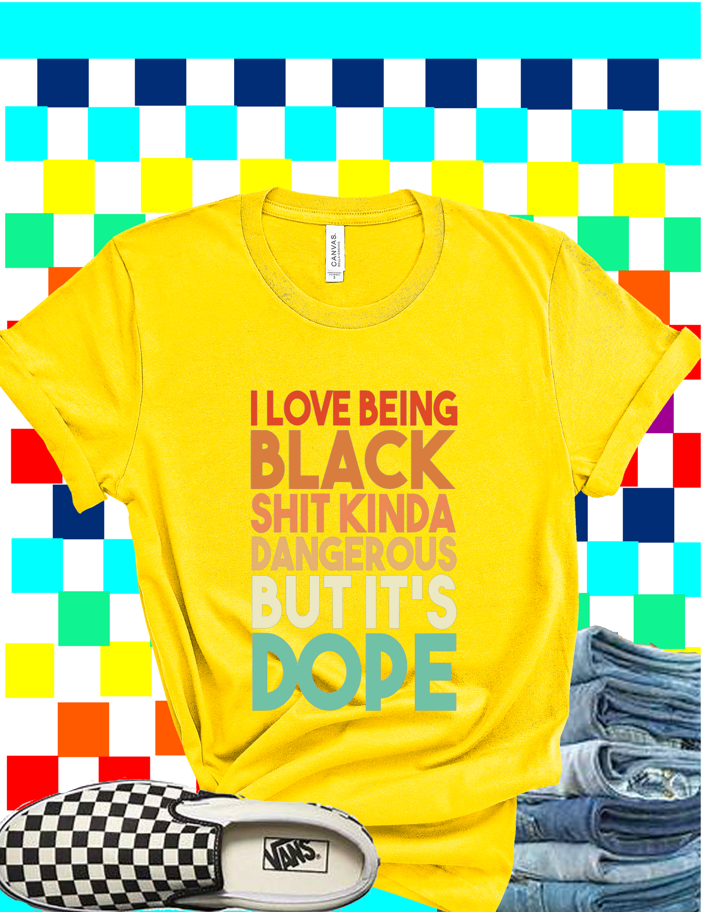 LOVE BEING BLACK TEE