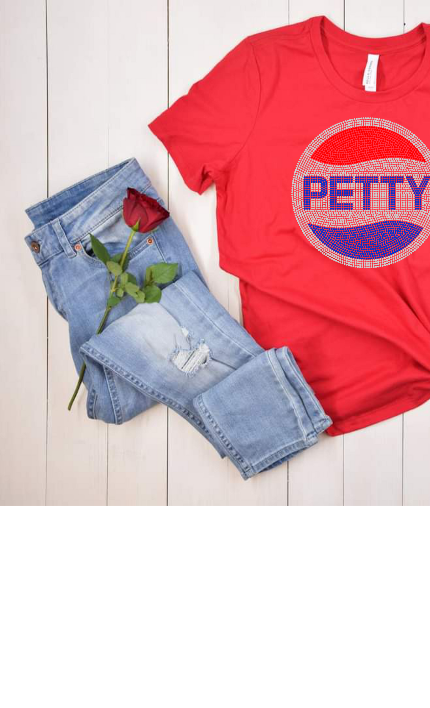 Petty Rhinestone Tee