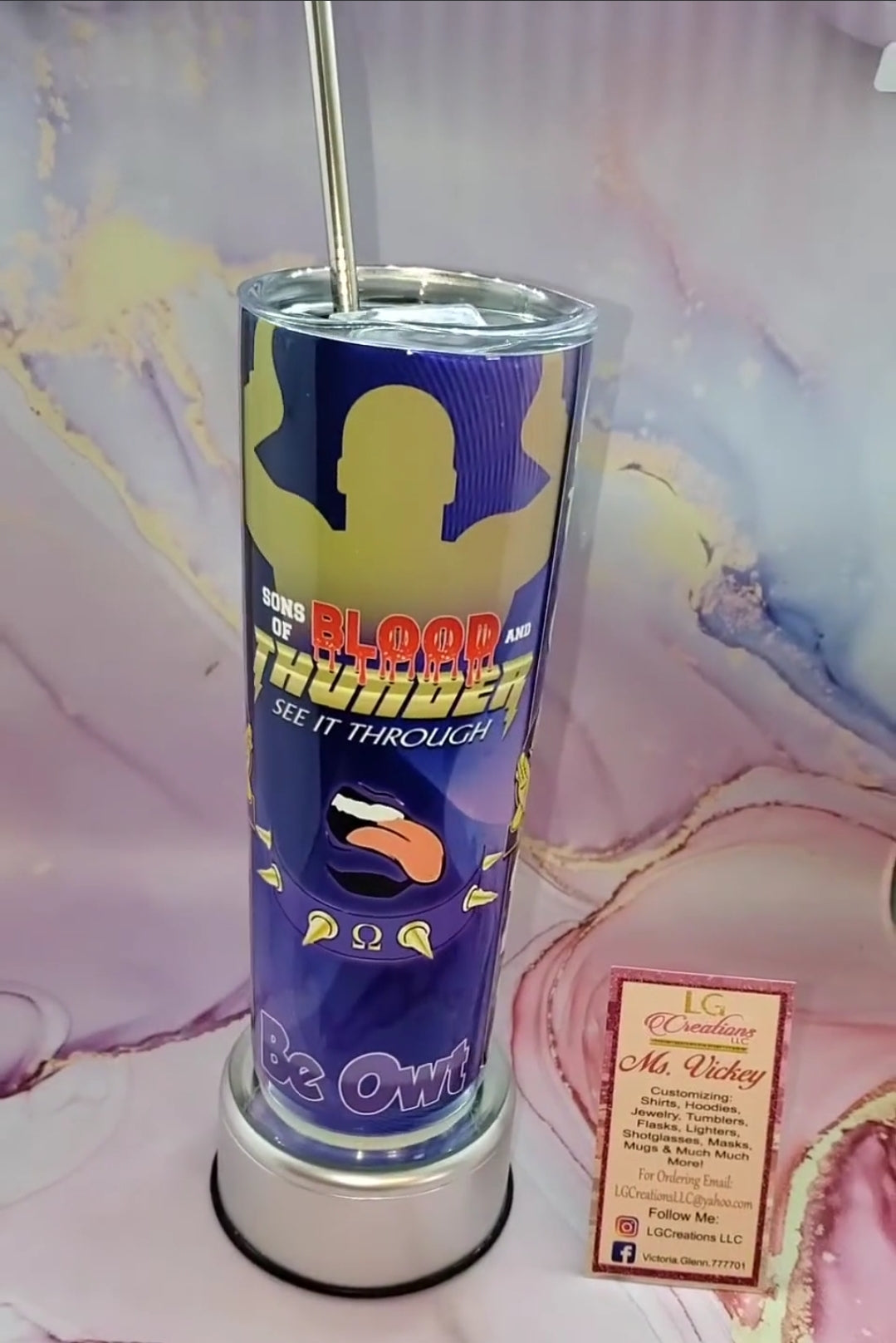 20oz Que Inspired Tumbler