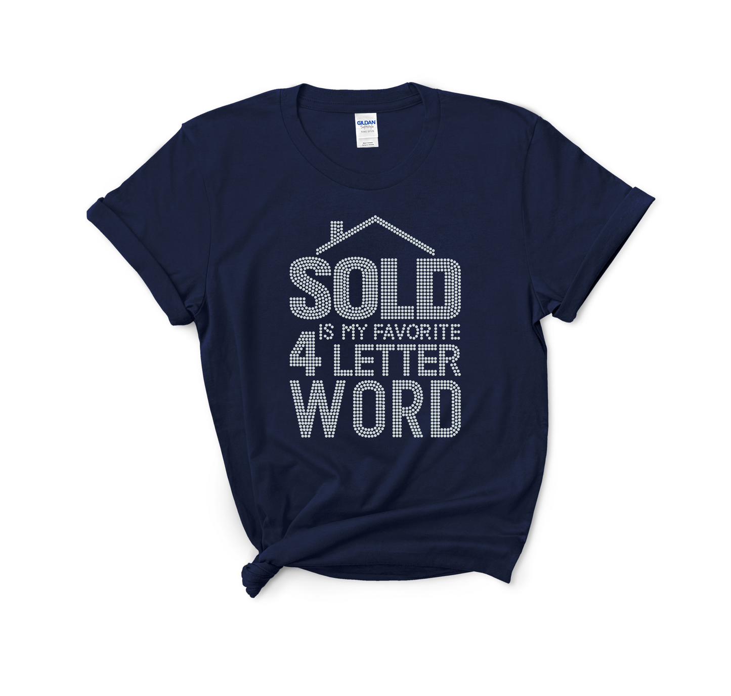 Sold Realtor Rhinestone Tee