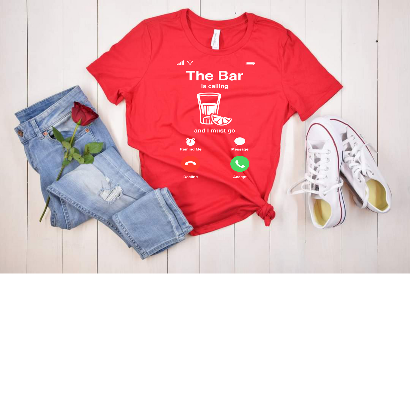 The Bar Is Calling Tee