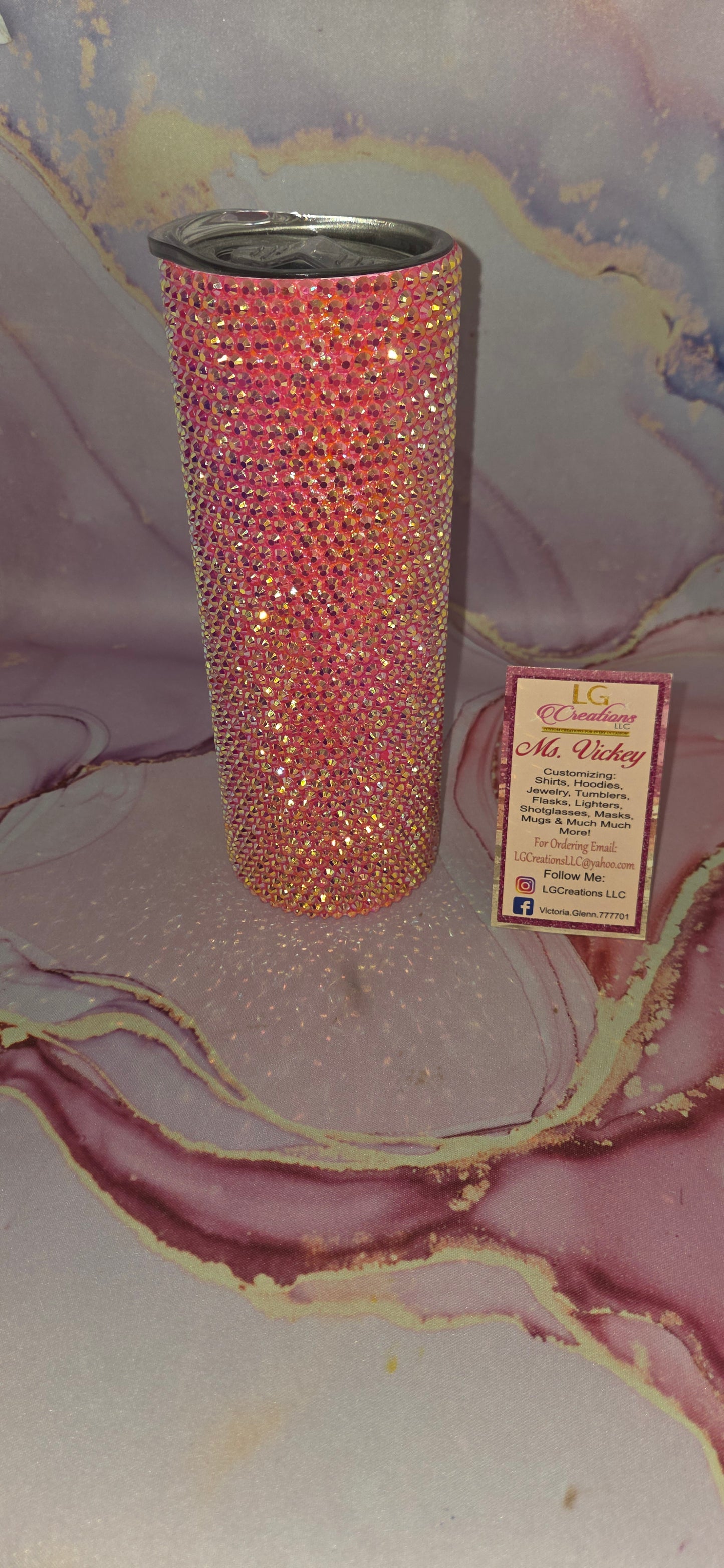 Blinged 20oz Rhinestone Tumbler