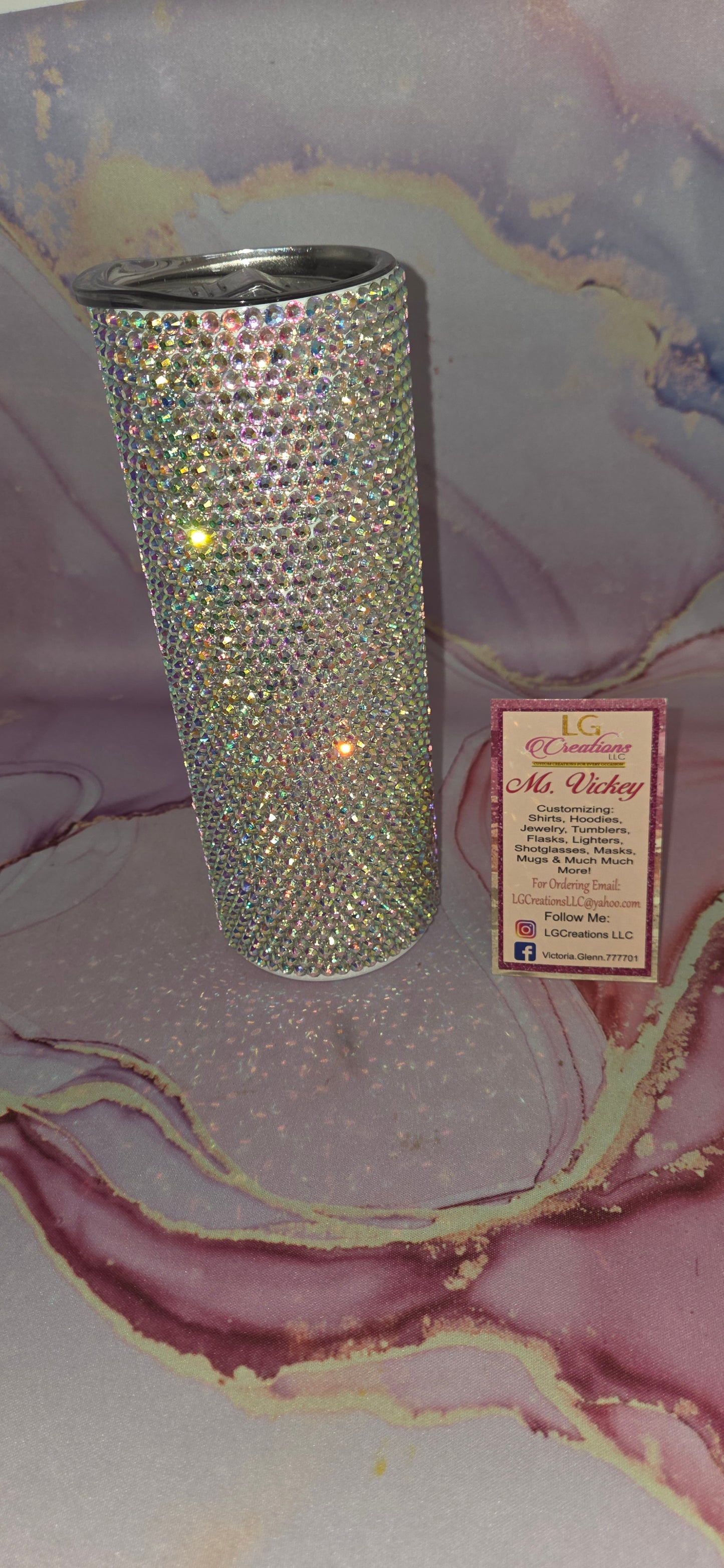 Blinged 20oz Rhinestone Tumbler