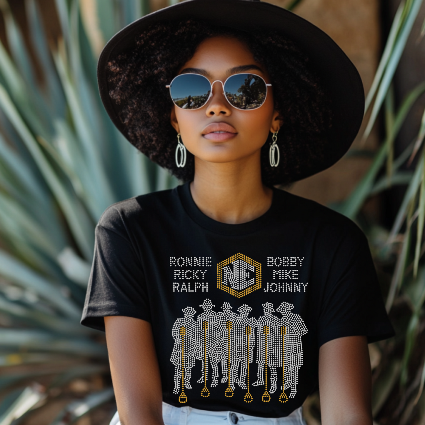 New Edition Rhinestone Tee