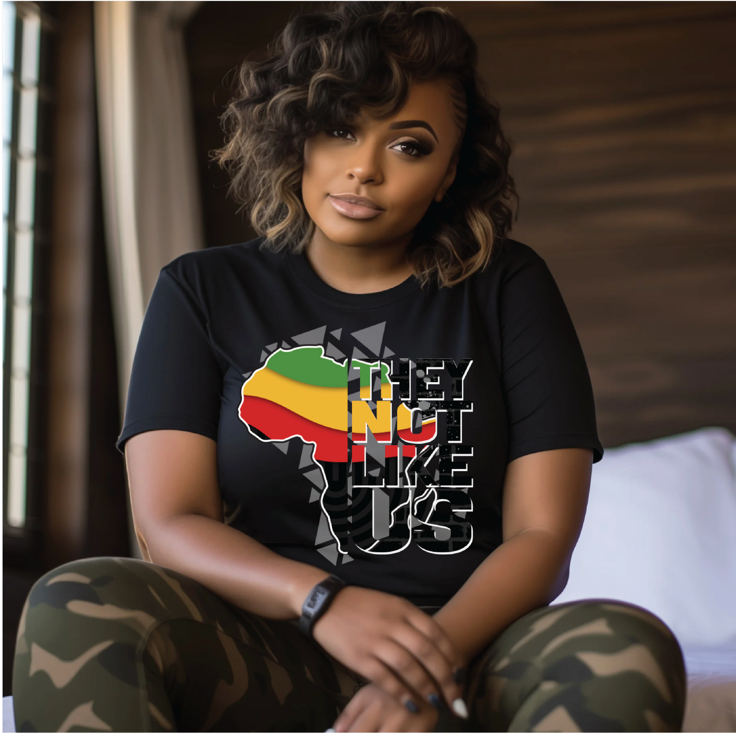 They Not Like Us Africa Tee