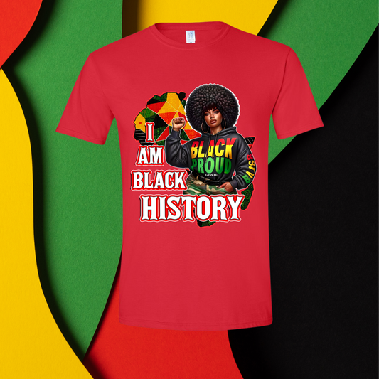 I Am Black History Woman Tee