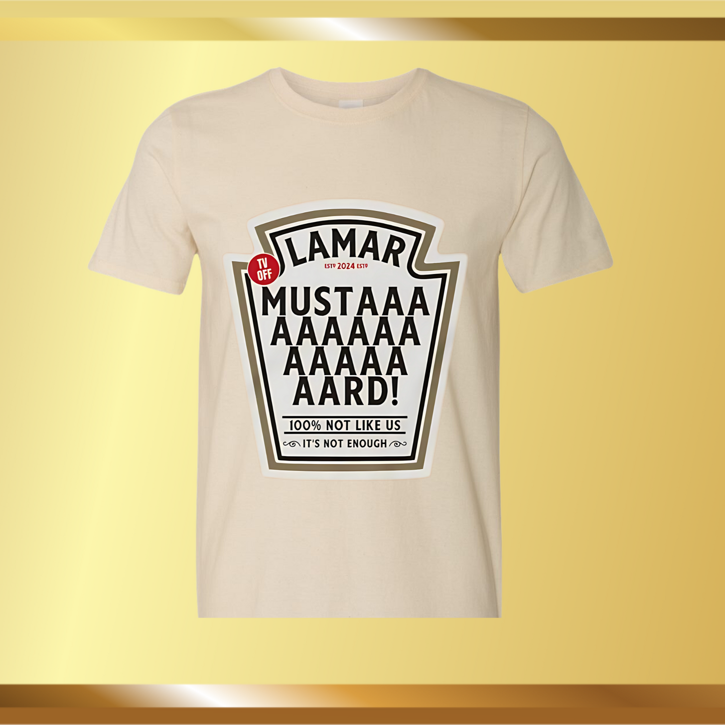 Kendrick Lamar Mustard Label Tee