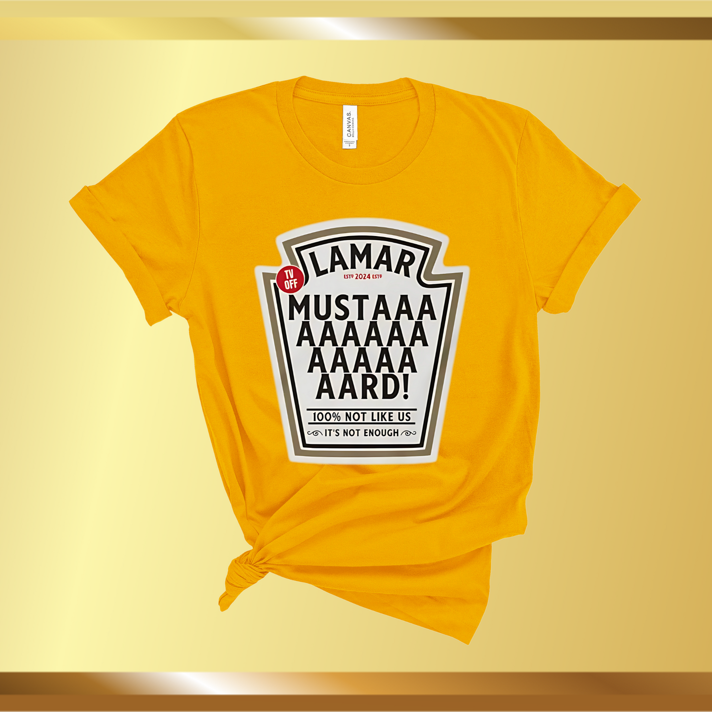 Kendrick Lamar Mustard Label Tee
