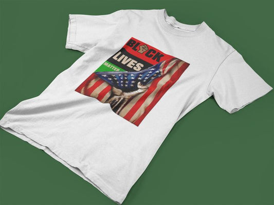 BLACK LIVES MATTER  FLAG TEE