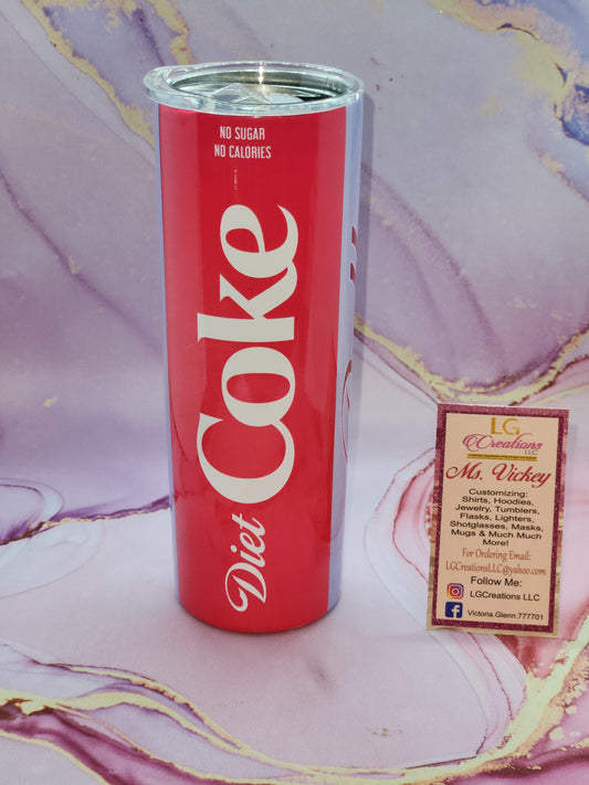 20oz Coke Inspired Tumbler