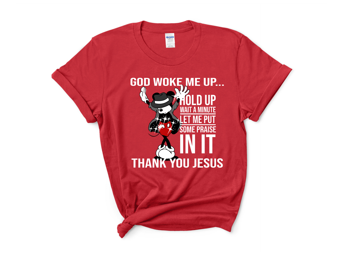 God Woke Me Up Tee