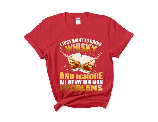 Just Want Whisky Tee