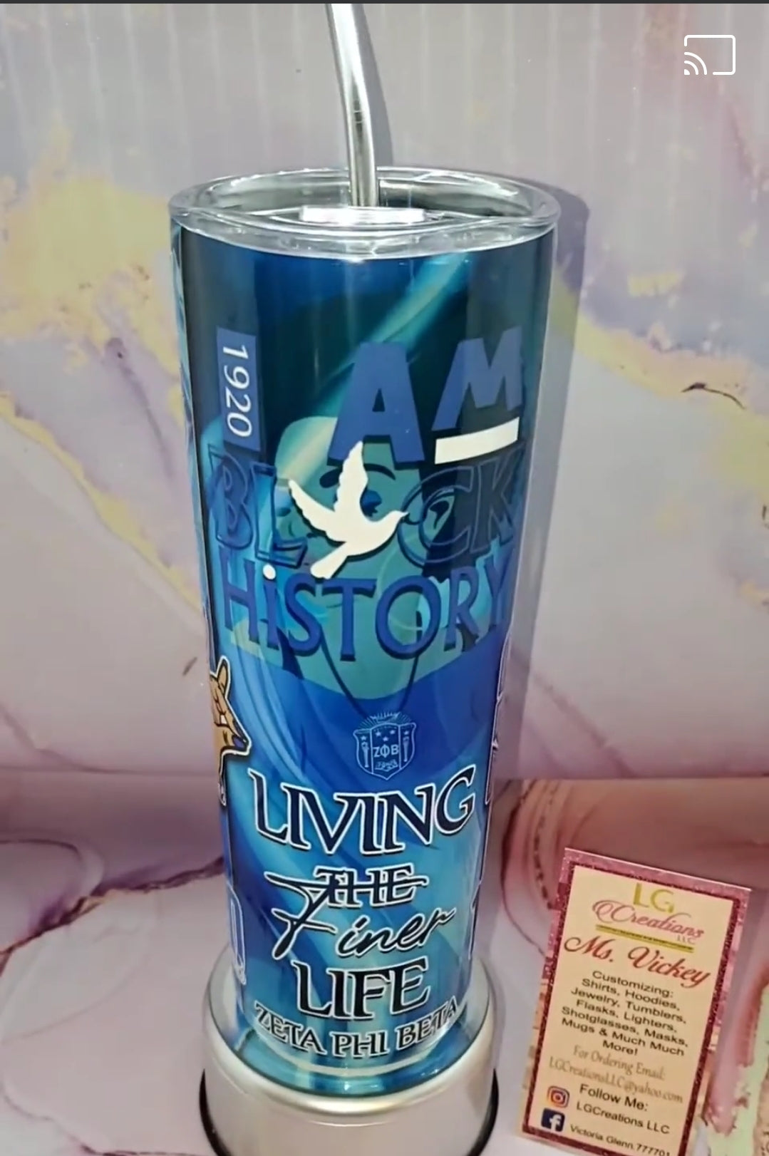 20oz Zeta Inspired Tumbler