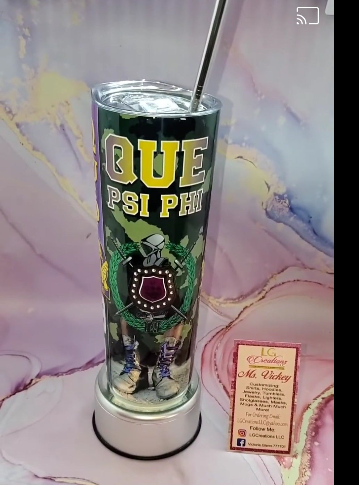 20oz Que Inspired Tumbler