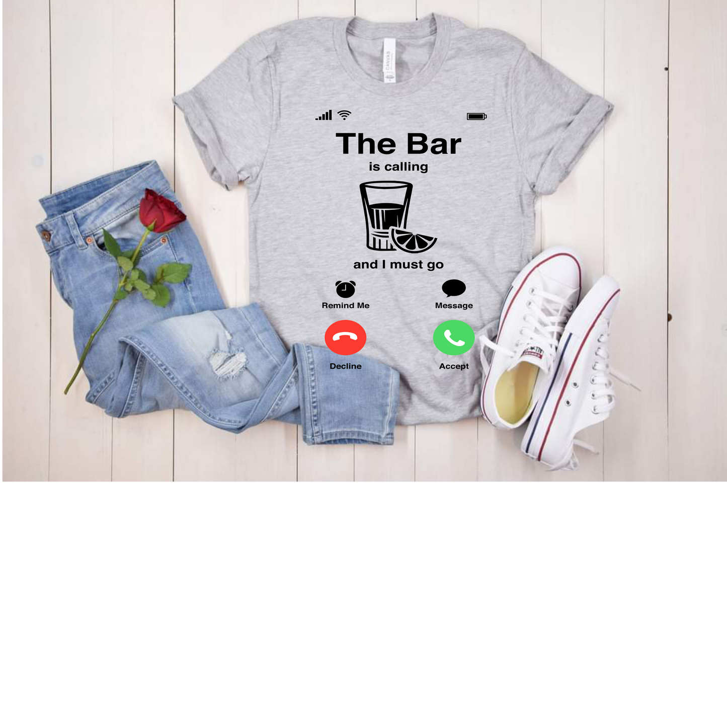 The Bar Is Calling Tee